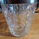 Crystal and Silver Metal Ice Bucket