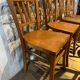 Lot de 8 chaises bistrot 1950