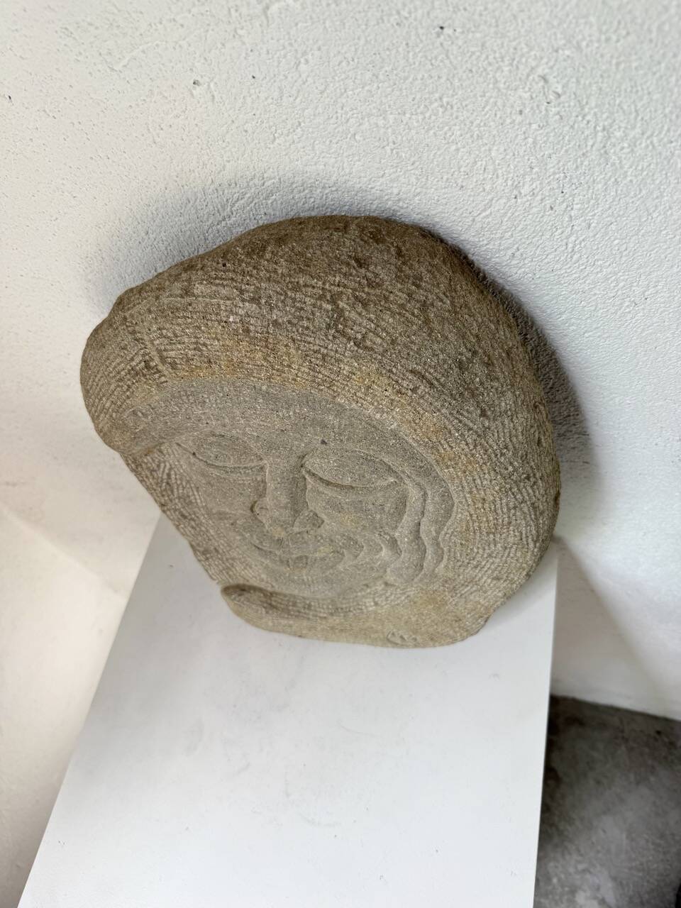 Stone sculpture 1950 face