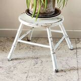 old bamboo style stool