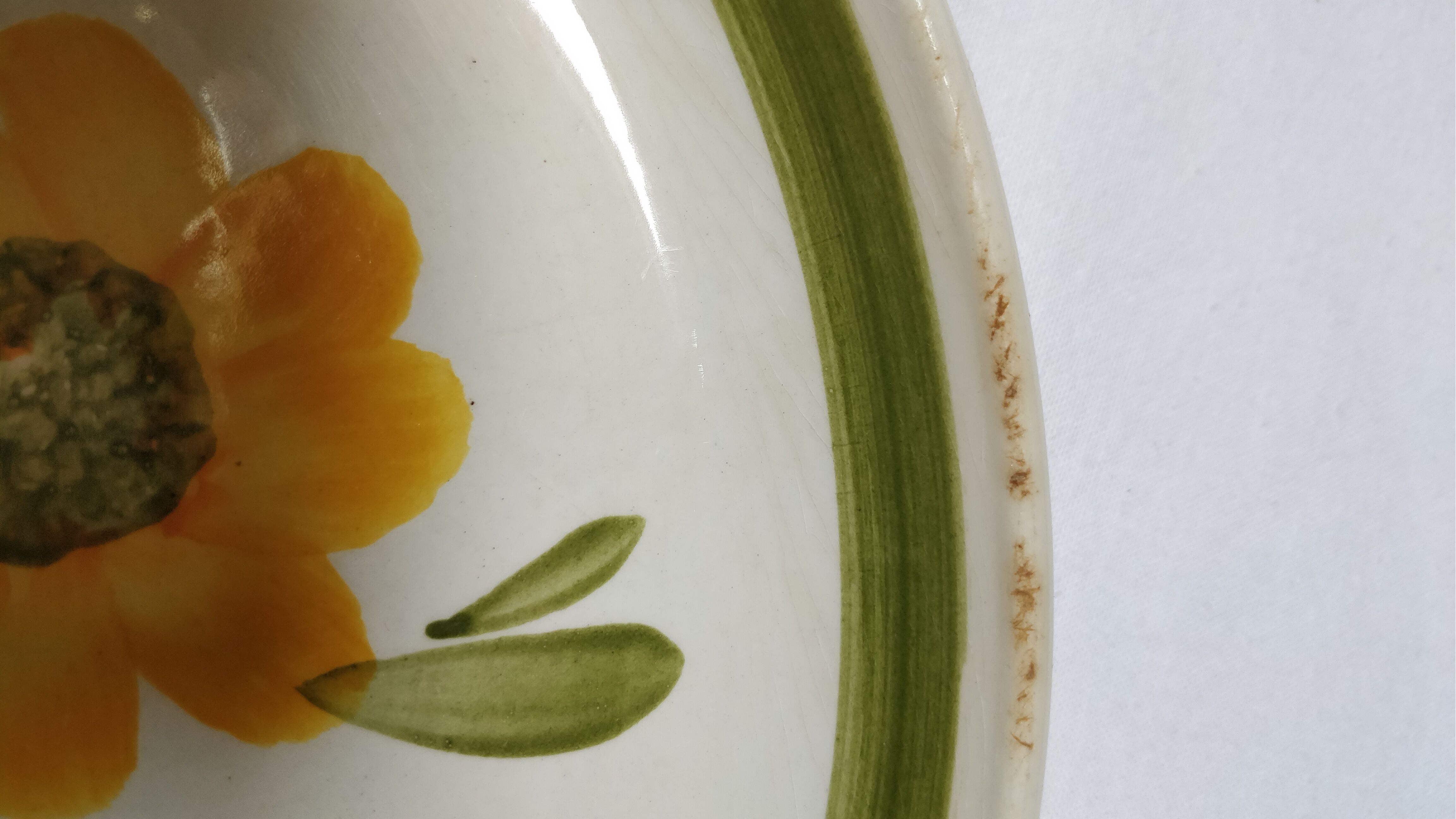 Plates Sarreguemines and Digoin hand painted