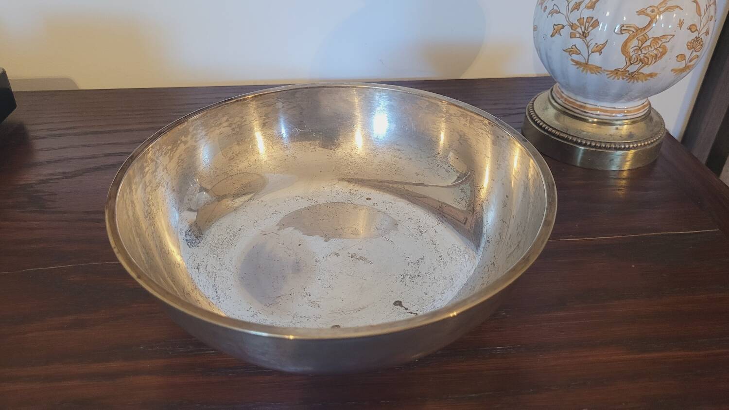 Silver cup, pocket emptier