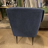 Pair of Italian armchairs 1950 design isa bergam
