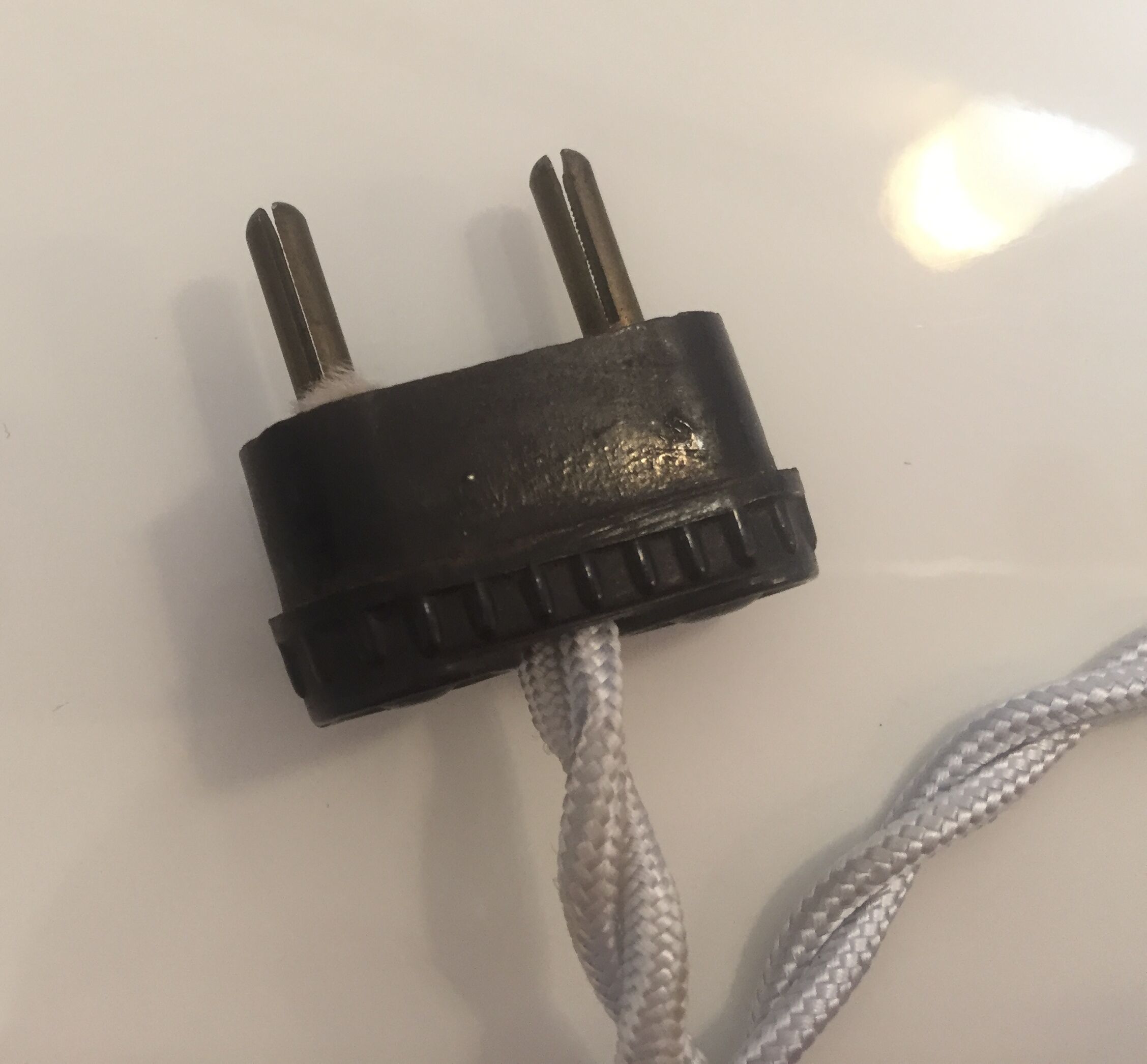 Art Deco bedside lamp night light with marble base and child at work statuette