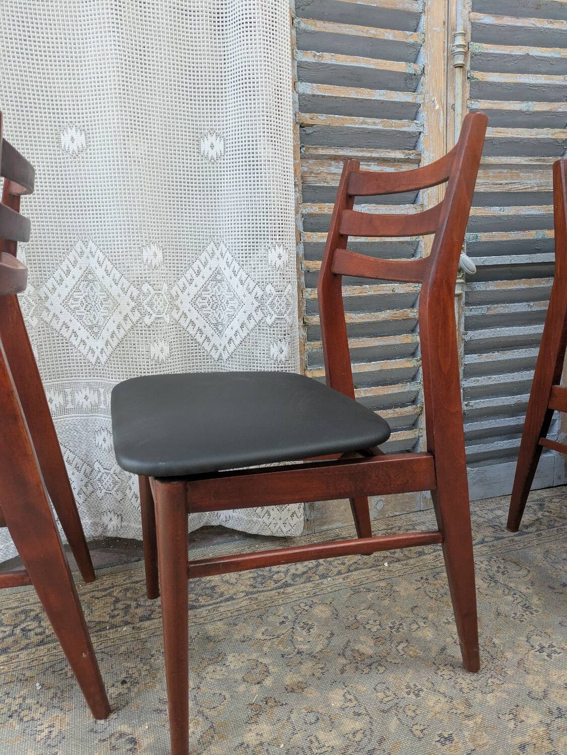 4 chaises vintage
