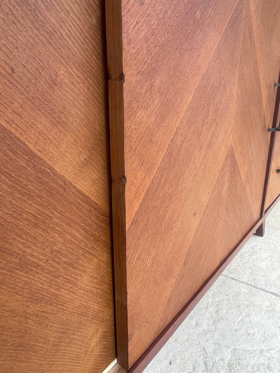 Vintage enfilade in ash and mahogany circa 1950s