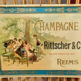 Champagne advertising sheet