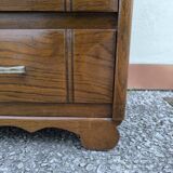 Art Deco oak chiffonier