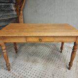 Antique oak table dining table kitchen table 69 x 130 cm