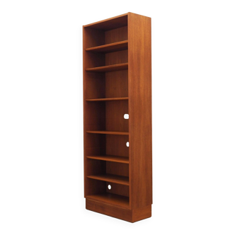 Teak bookcase, Danish design, 1970s, production: Hundevad