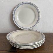 Dessert plates in earthenware from Creil and Montereau Reuil service.