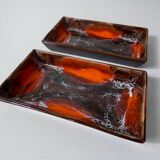 Vintage ceramic cups signed vallauris
