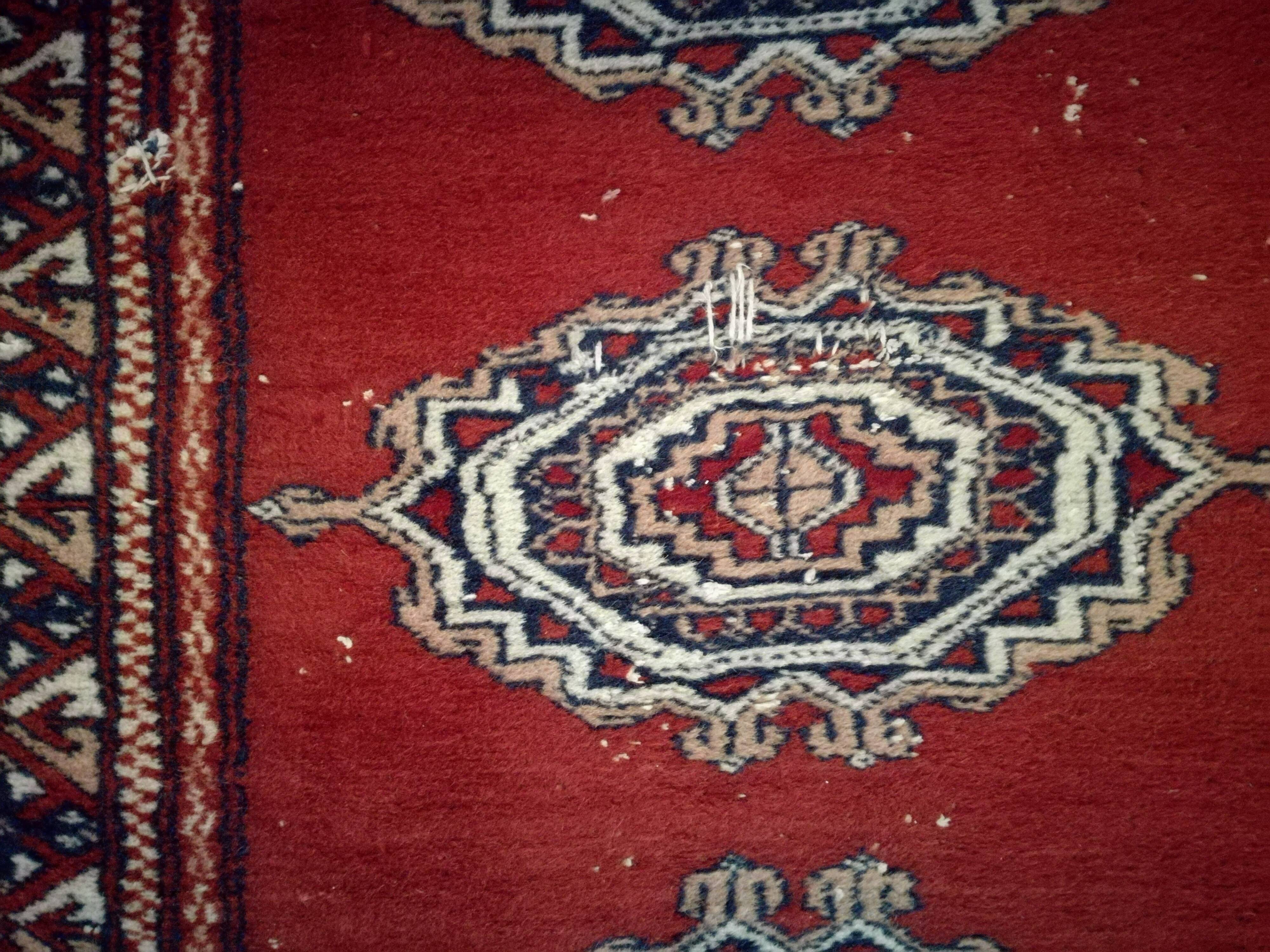 Afghan carpet knotted hand at the end of the 19th century 72x176cm