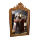 Antique French mantel mirror Louis Philippe style