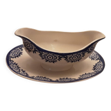 Sarreguemines faience sauce boat, capri reserve casino model