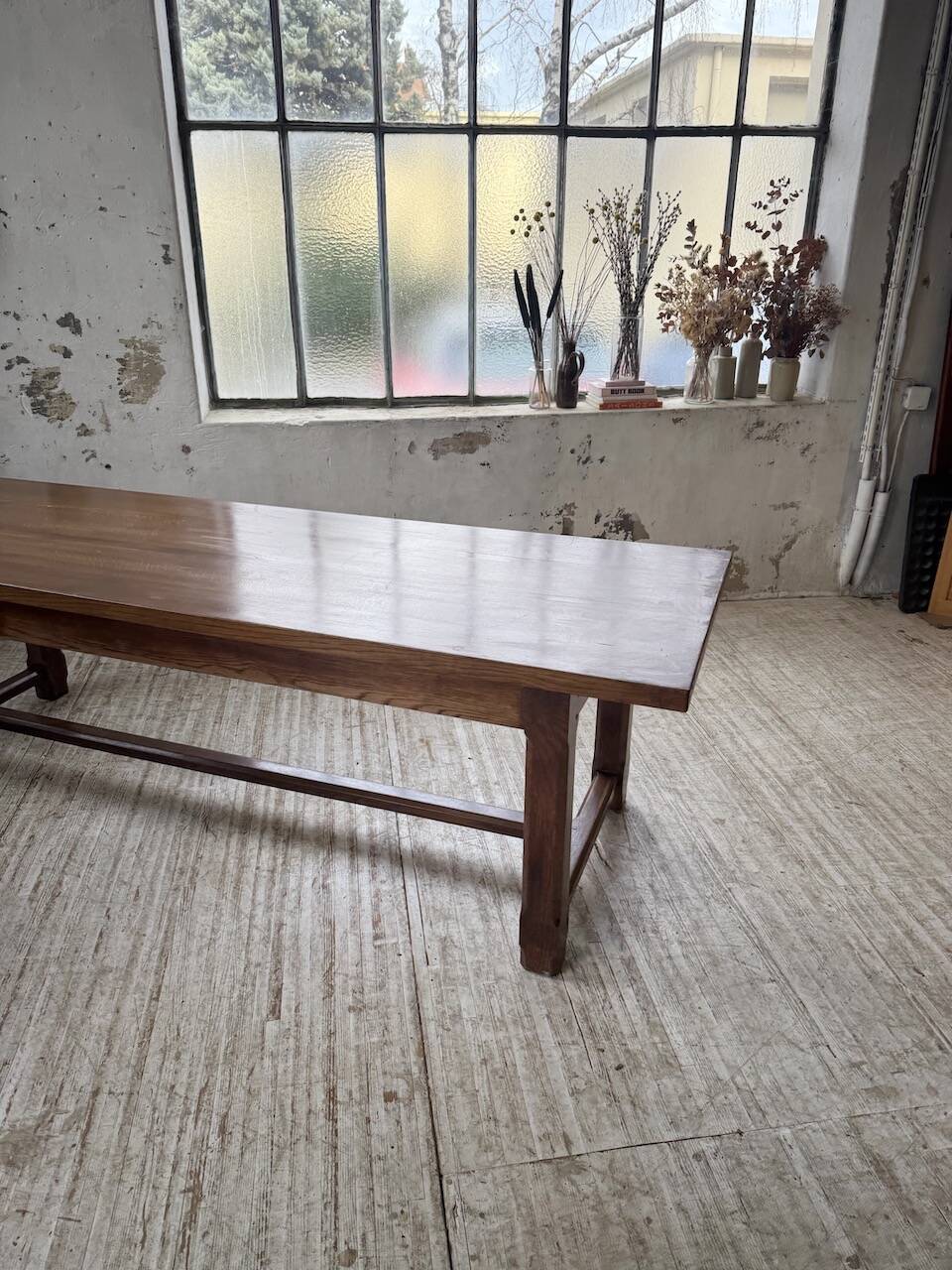 Table de ferme XL en chêne massif