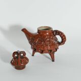 Vintage Playful Teapot with Crab-like Features by Allan Hellman Sweden 1982