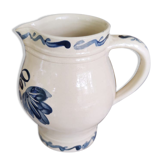 Decanter with grape blue decoration