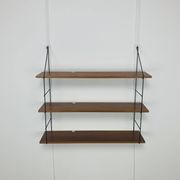 String shelf, teak and metal, 1960s