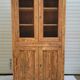 Armoire lingère vaisselier bois grillagée