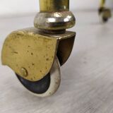 Vintage golden brass rolling service