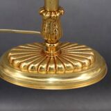 Bronze Gilt Bouillotte Lamp in Directoire Style "Lucien Gau"