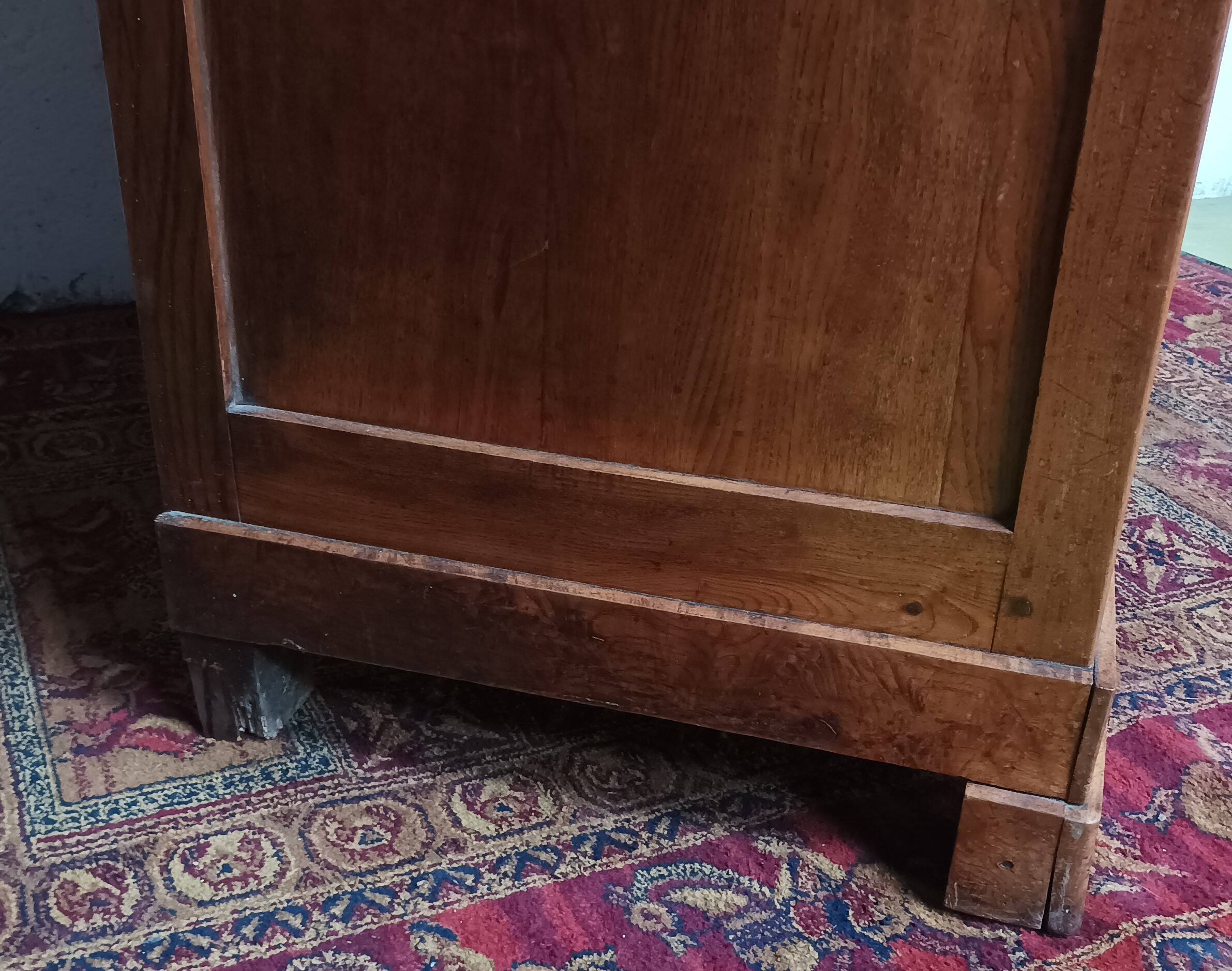 Louis Philippe 1-door oak wardrobe