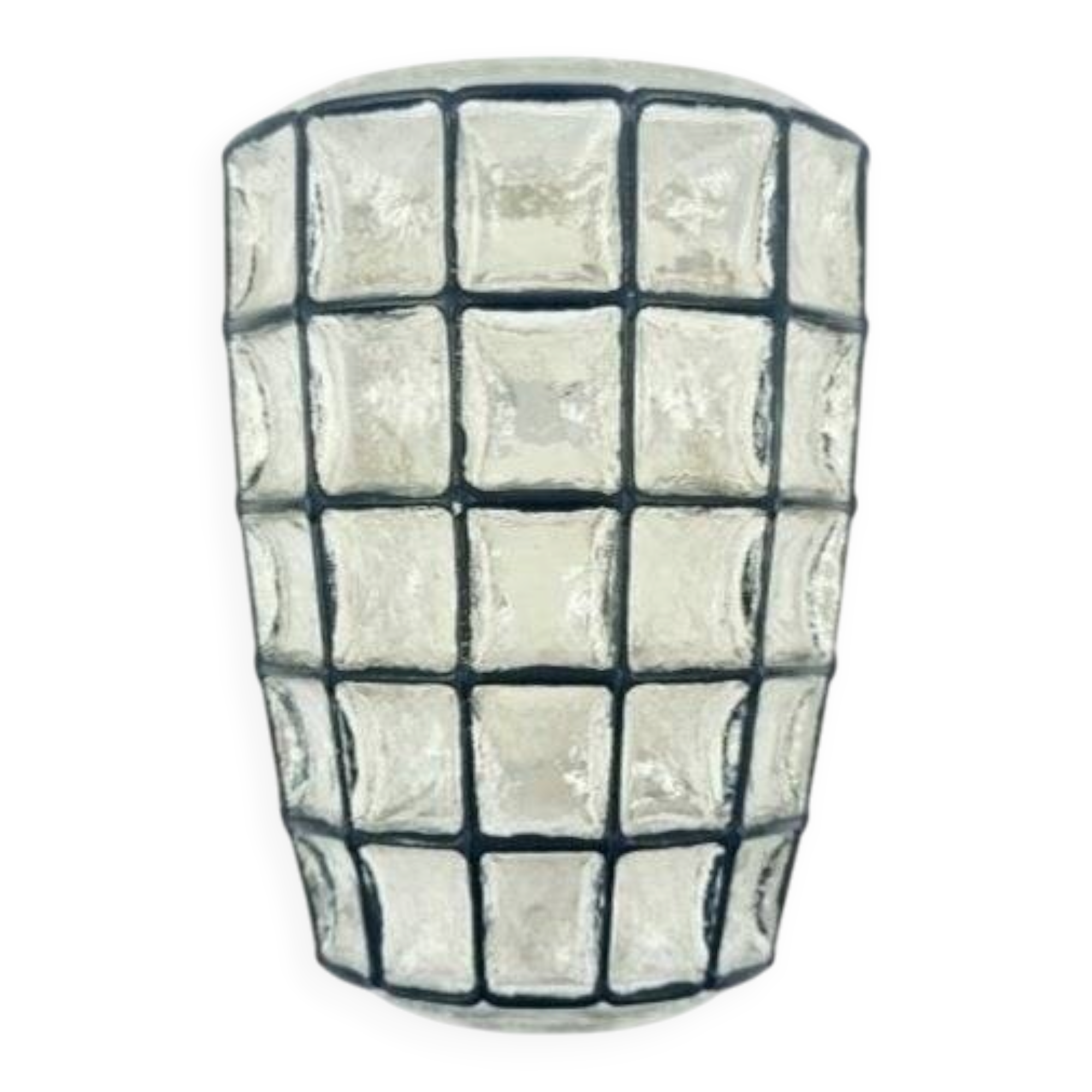 Applique murale en verre de style mid-century moderne de Limburg, Allemagne, années 1970.