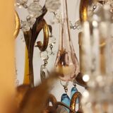 Crystal ceiling lamp. Spain, 1960s.