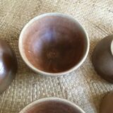 Lot of 5 sandstone bowls