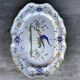Large decorative earthenware dish