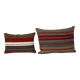Set of 2 vintage kilim cushion covers 36x51 cm