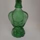 Bouteille en verre vert forme aigle style empoli