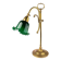 1920s Art Deco Desk Lamp with Green Shade