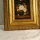 Painting frame on panel "roses"