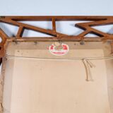 Midcentury Modern mirror Yngve Ekström "Konkret" by Eden Spegel in Sweden