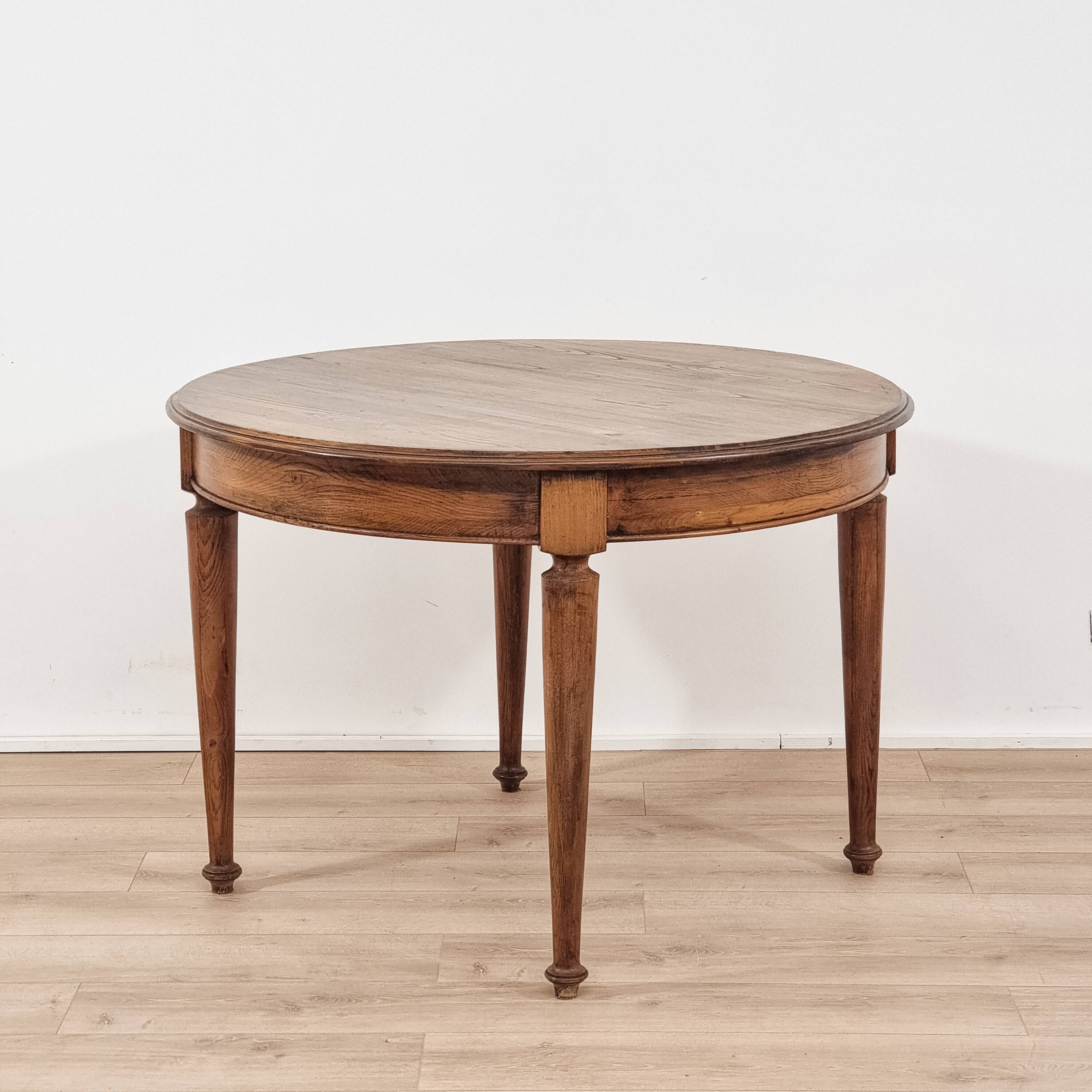 1940s solid wood dining table