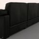 De Sede modular 7-piece mid-century leather sofa in black – Swiss icon