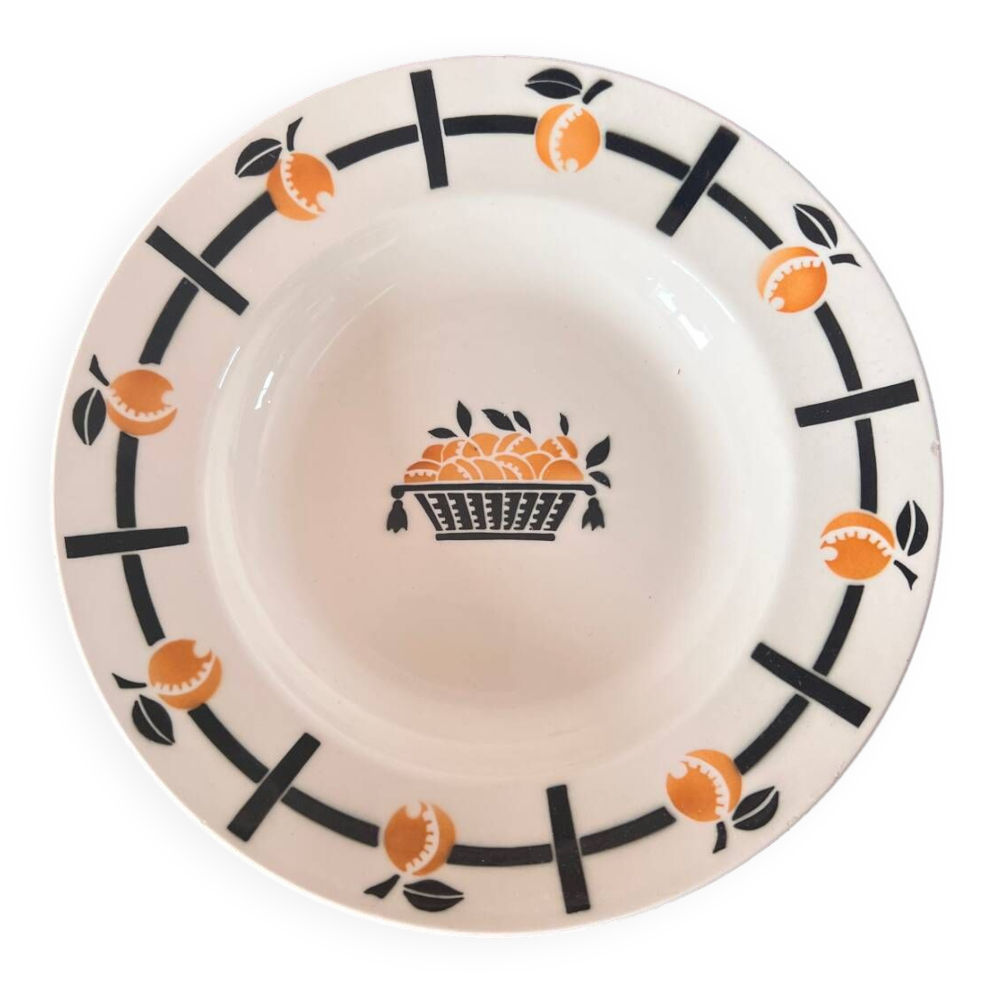 Ensemble de 4 assiettes creusés Badonviller