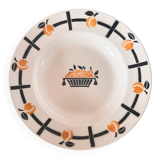 Ensemble de 4 assiettes creusés Badonviller