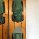 Paire de ski nautique en bois reflex vintage 1969