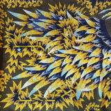 Tapestry "La nuit", by Alain Cornic, vintage, 60s