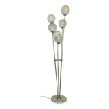 Contemporary Floor lamp in Chrome and Murano glass