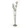 Contemporary Floor lamp in Chrome and Murano glass