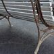 Banc de jardin avec pieds en  fonte