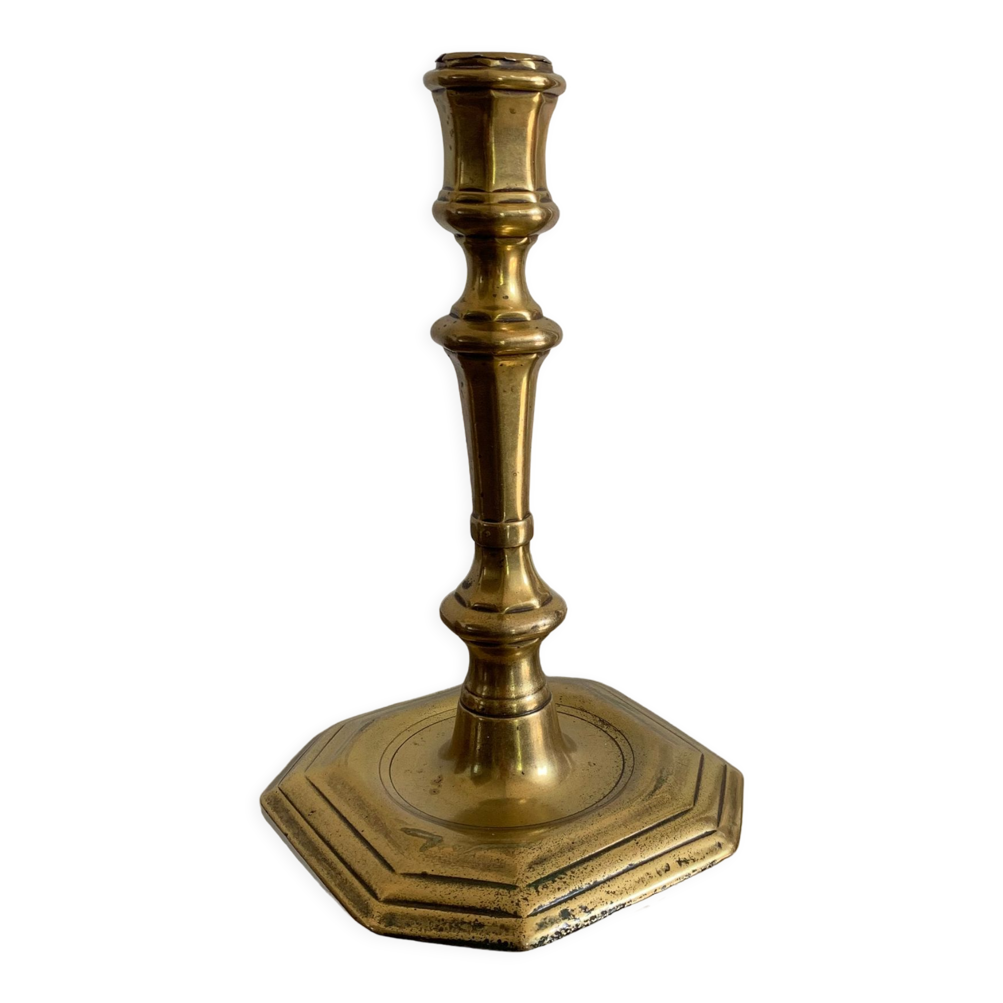 Brass candle holder