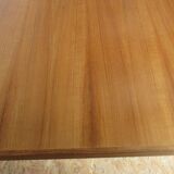 70's chrome teak table