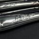 Set of 6 Christofle Marly model table knives – silver-plated – 24.5 cm
