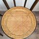 Curved wood bistro chairs