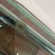 Chrome and smoked glass side table 1970